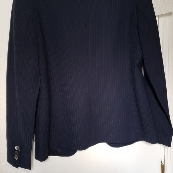 TOMBOLINI navy blue stripe jacket . - Picture 4 of 8